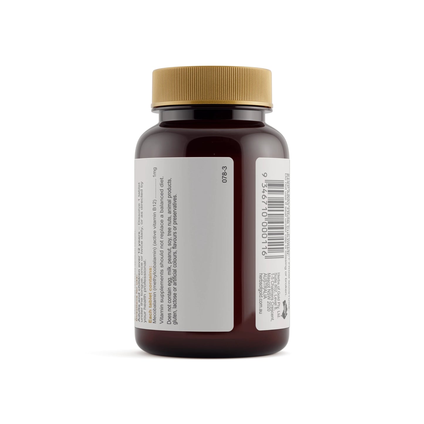 Herbs of Gold Activated Sublingual B12