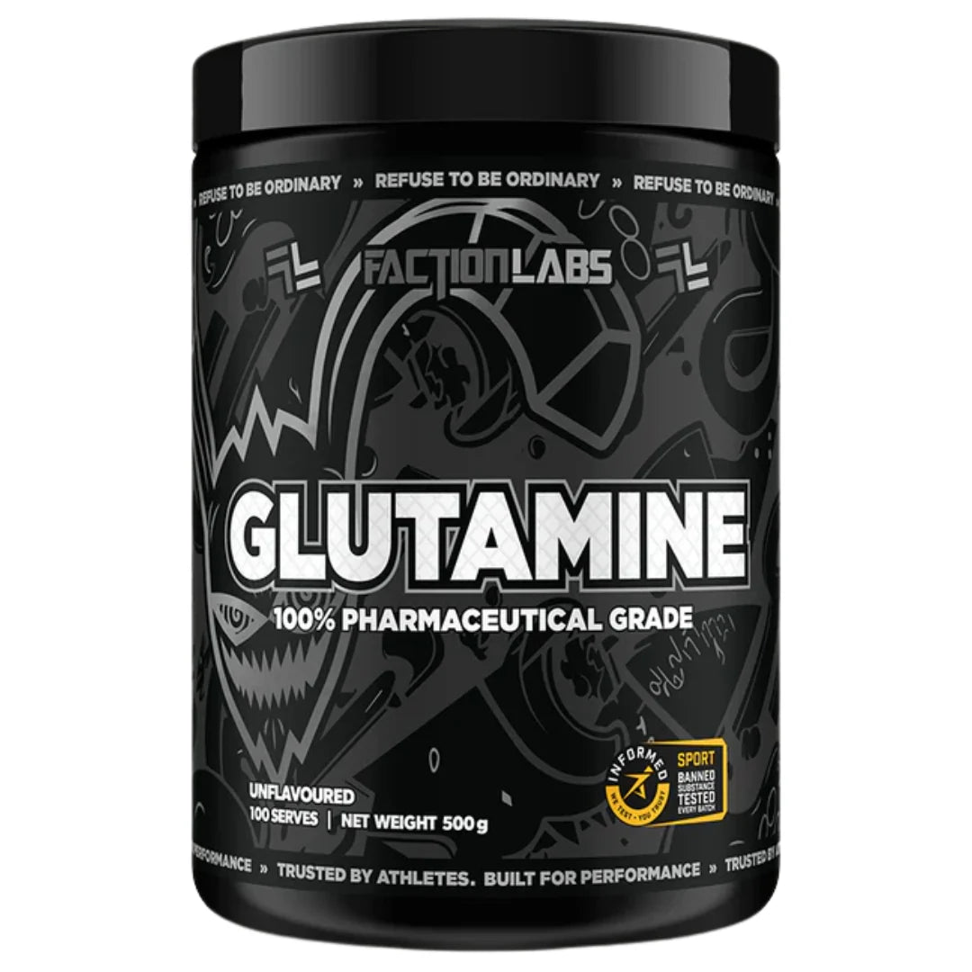 Faction Labs Glutamine - 100% Pharmaceutical Grade
