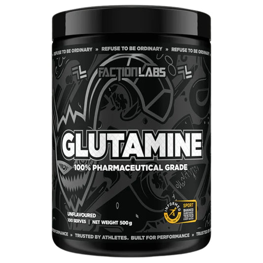 Faction Labs Glutamine - 100% Pharmaceutical Grade