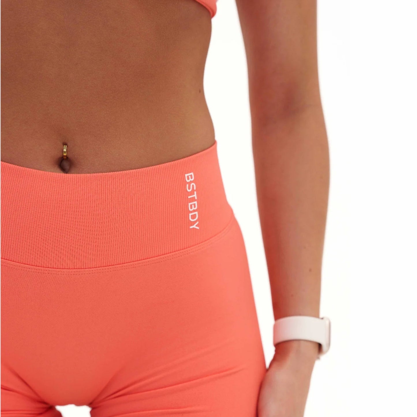 Best Body Dynamic V-Sculpt Shorts - Peach