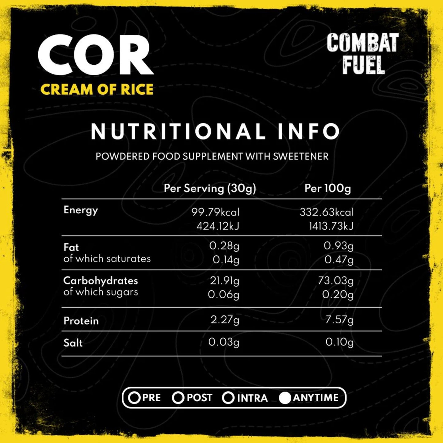 Combat Fuel | Cream Of Rice