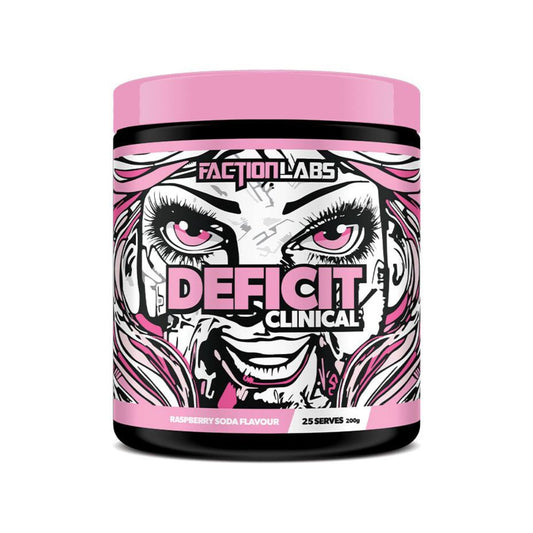 Faction Labs Deficit Clinical Raspberry Soda - 50 serves
