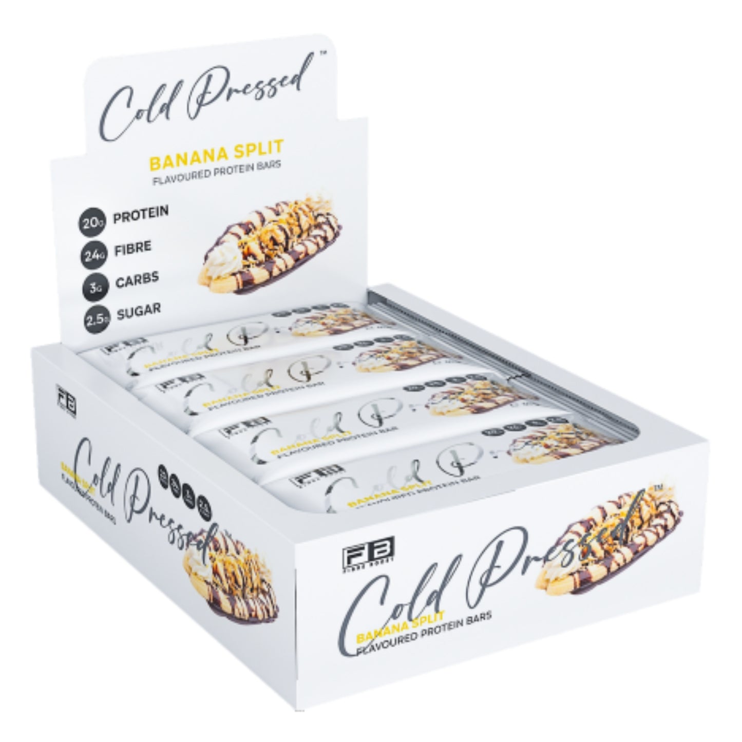 Fibre Boost Cold Pressed Protein Bars - Box of 12