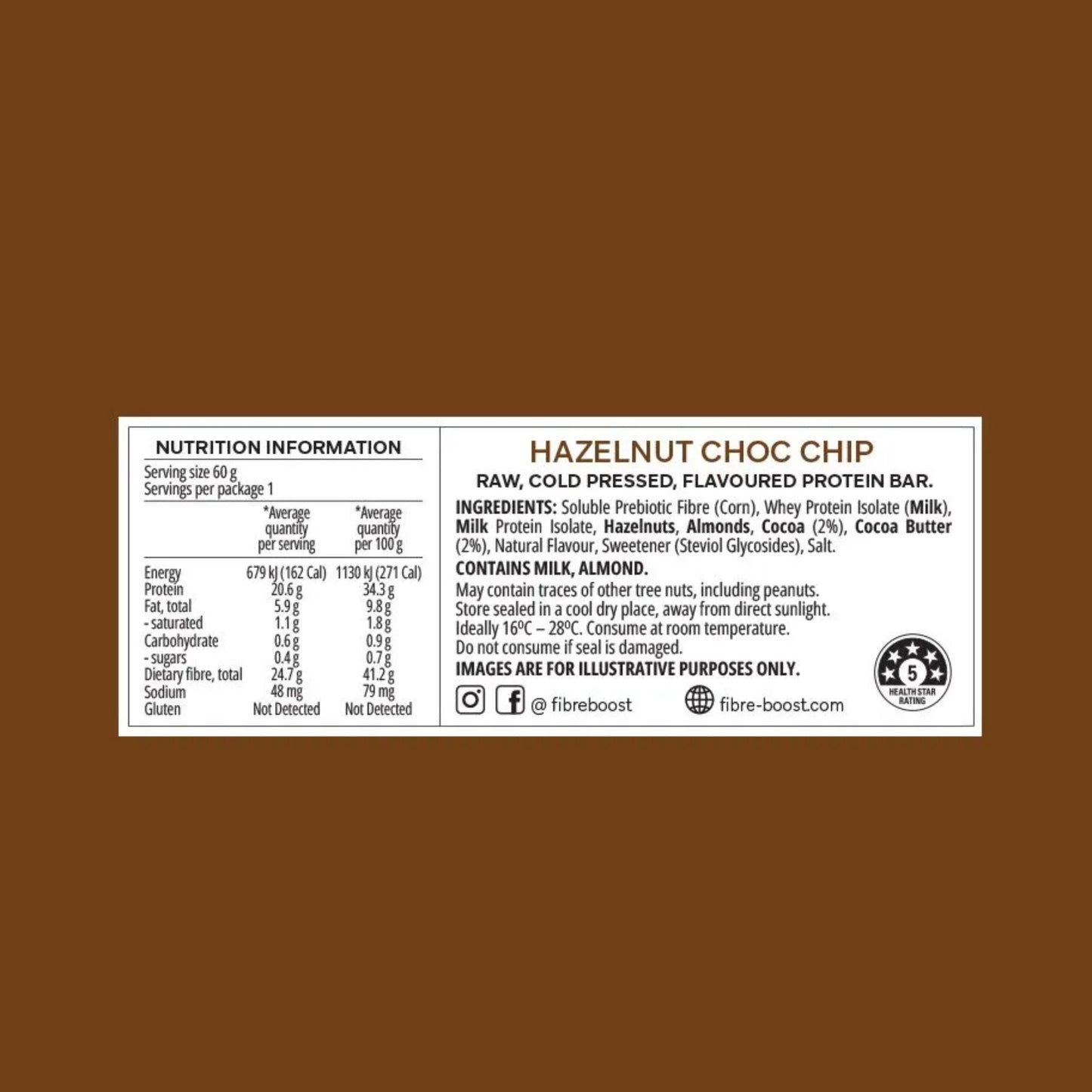 Fibre Boost Cold Pressed Protein Bars