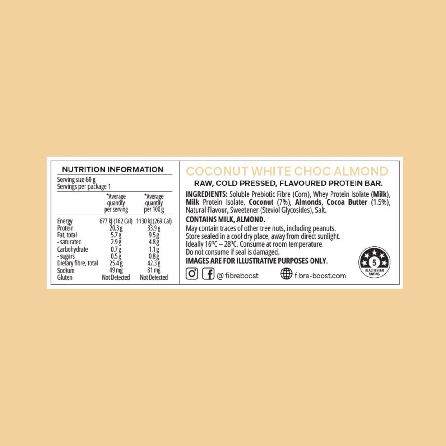 Fibre Boost Cold Pressed Protein Bars