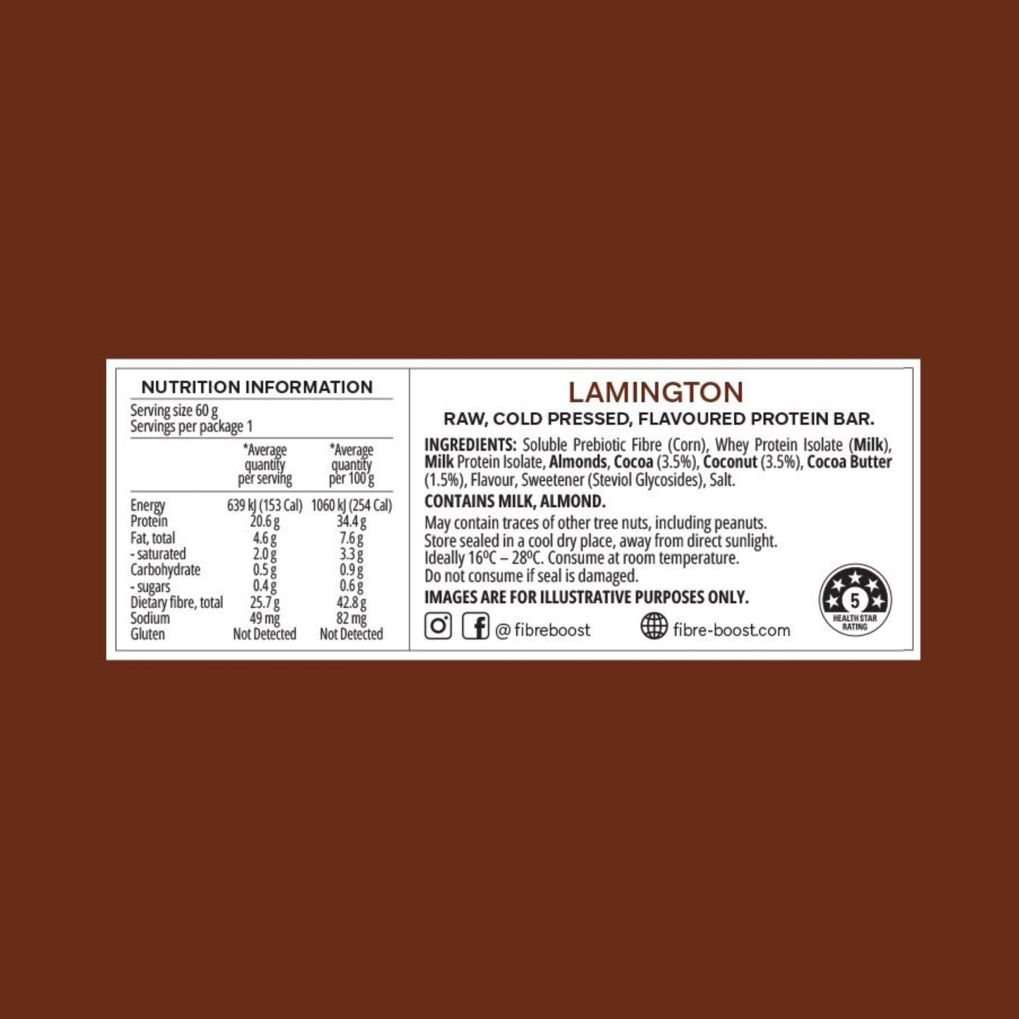 Fibre Boost Cold Pressed Protein Bars