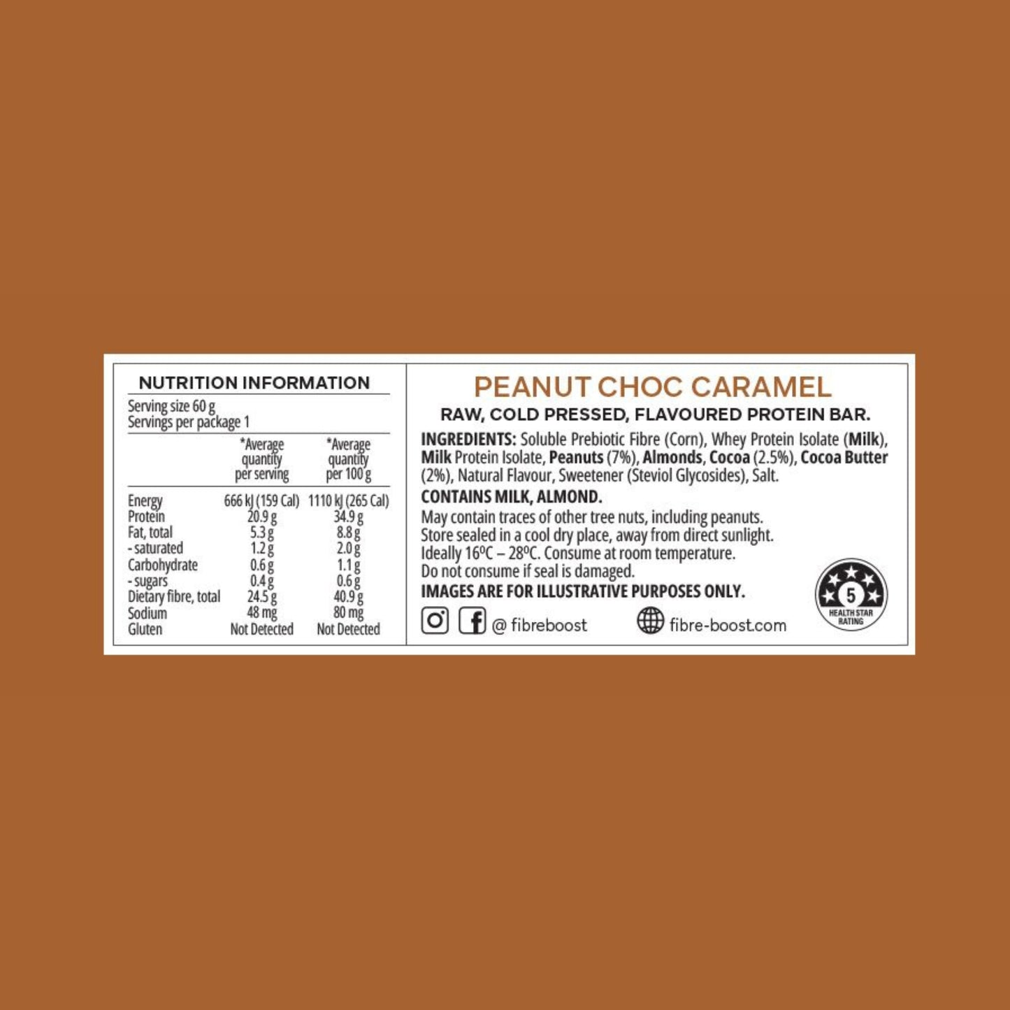 Fibre Boost Cold Pressed Protein Bars