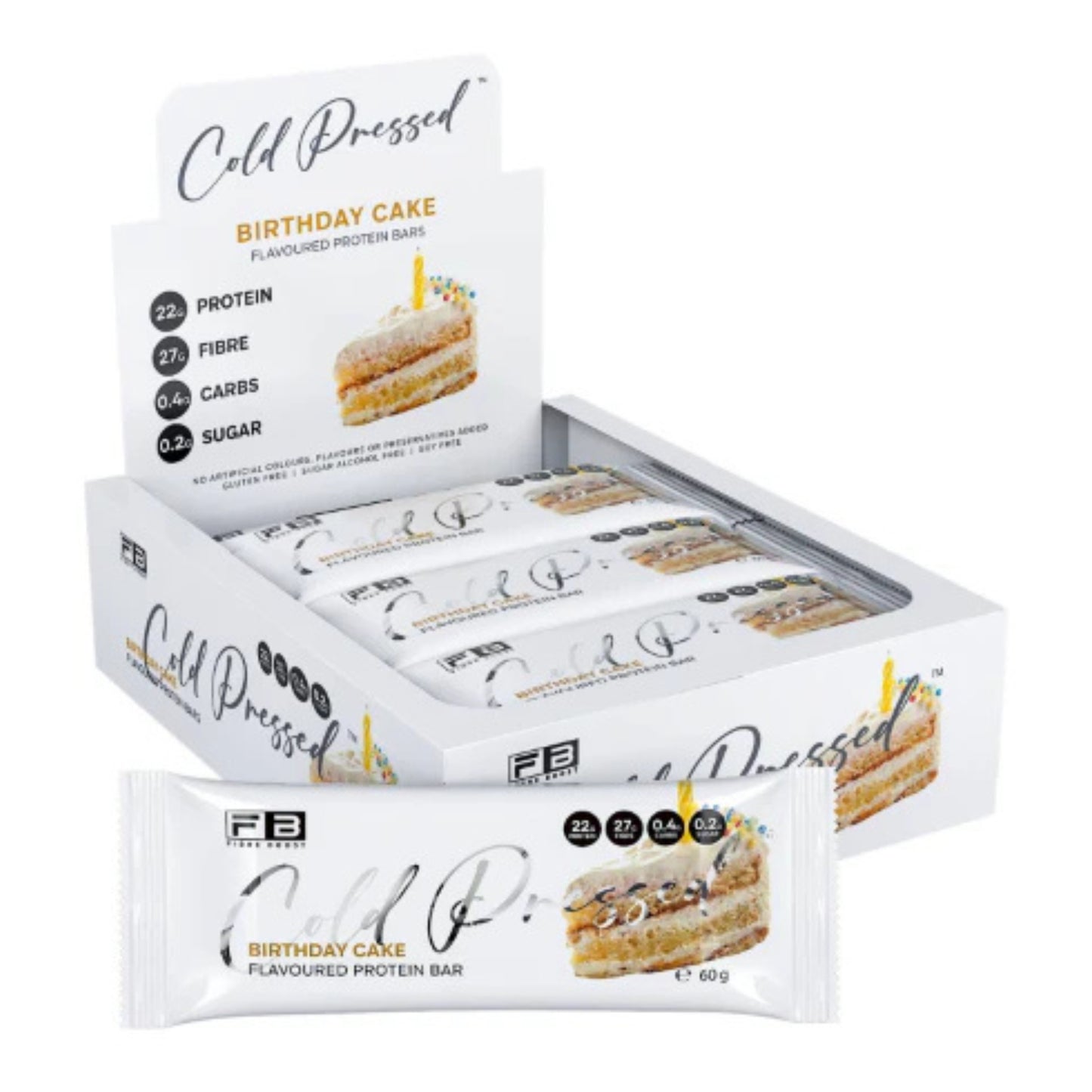 Fibre Boost Cold Pressed Protein Bars - Box of 12