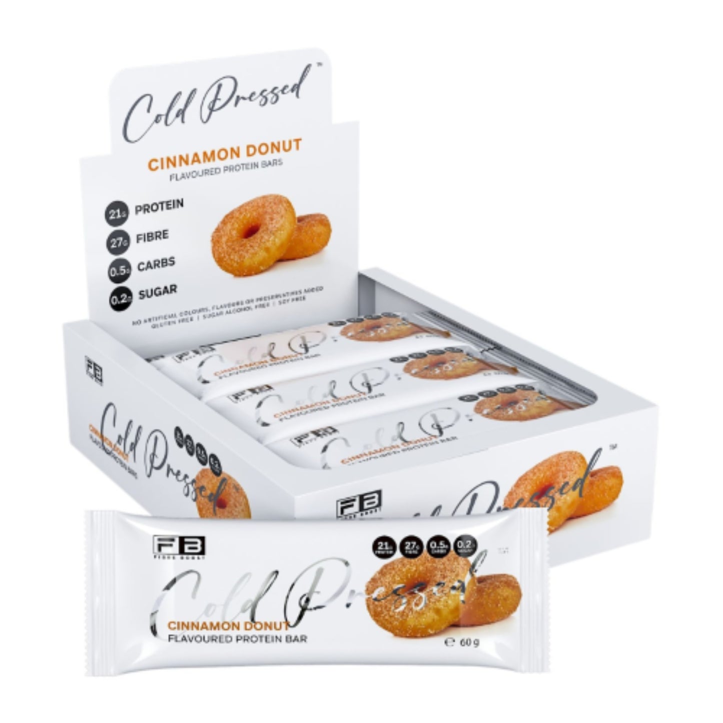 Fibre Boost Cold Pressed Protein Bars - Box of 12