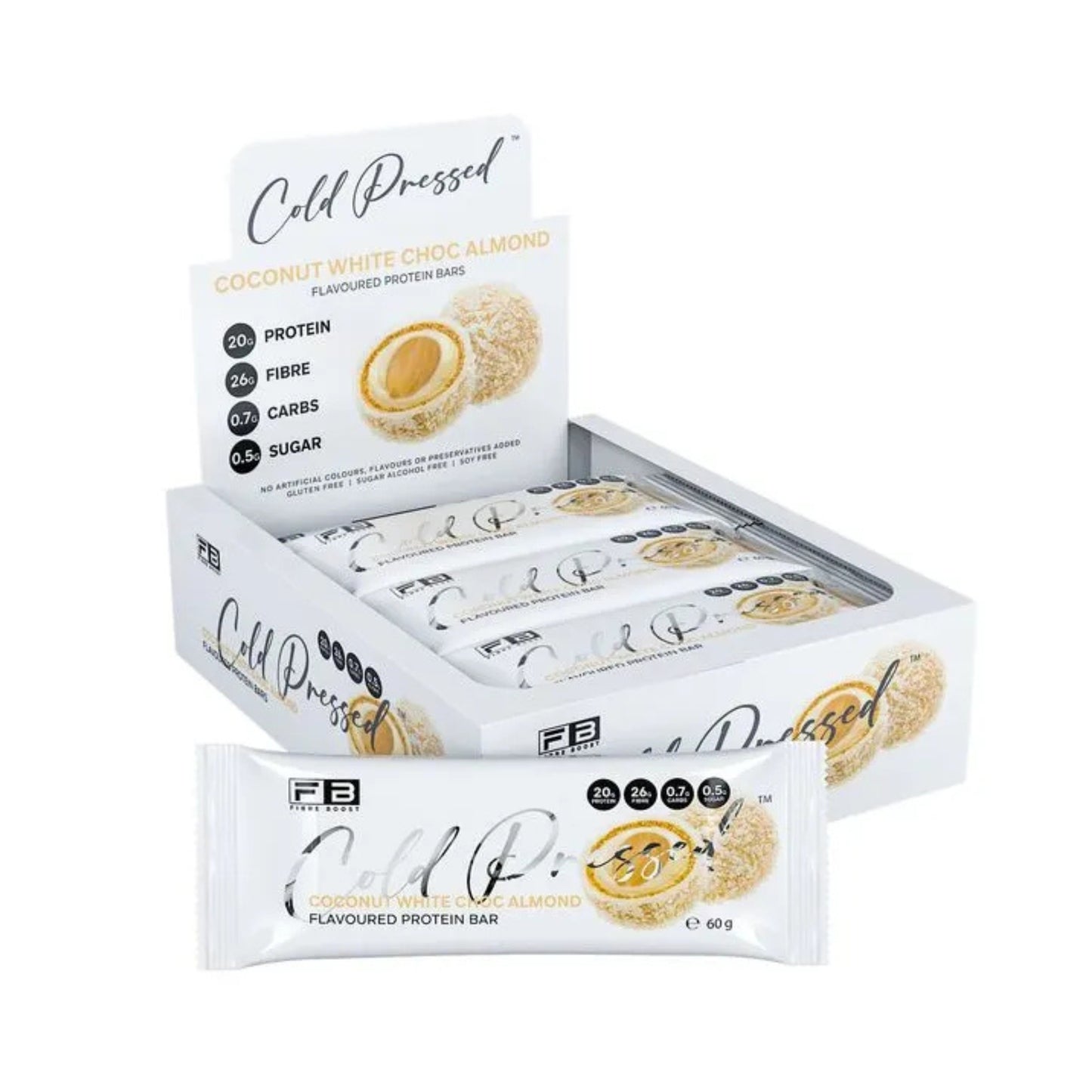 Fibre Boost Cold Pressed Protein Bars - Box of 12
