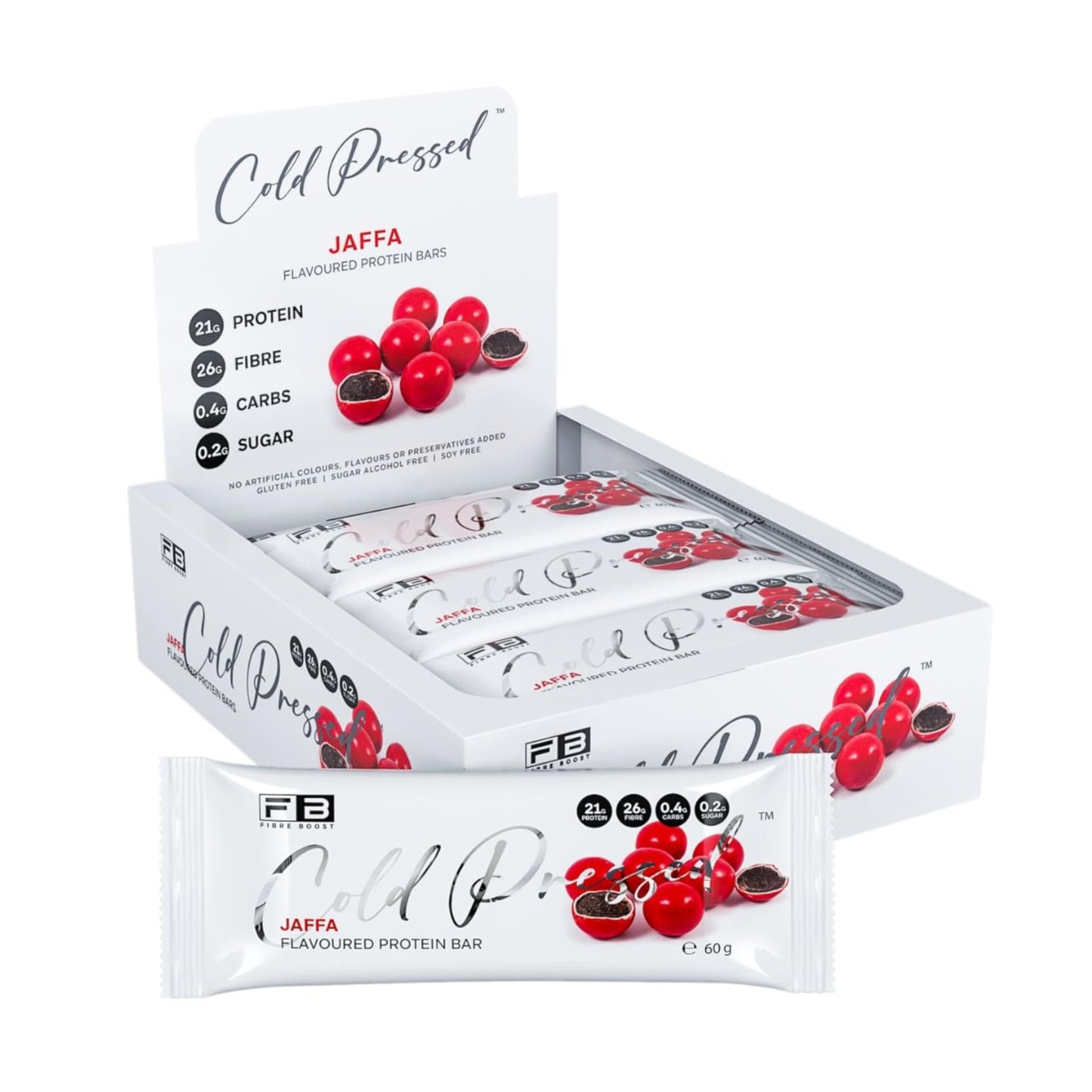 Fibre Boost Cold Pressed Protein Bars - Box of 12