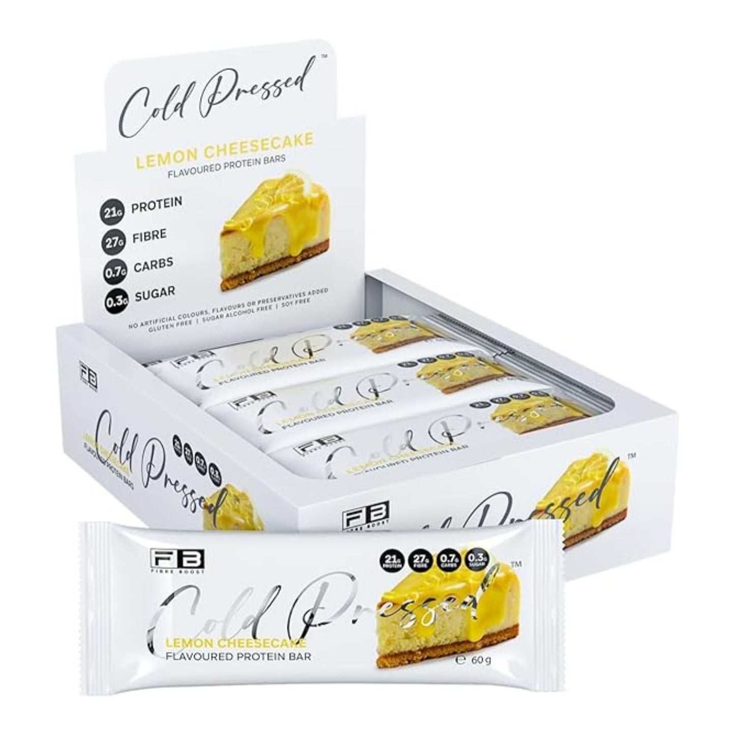 Fibre Boost Cold Pressed Protein Bars - Box of 12
