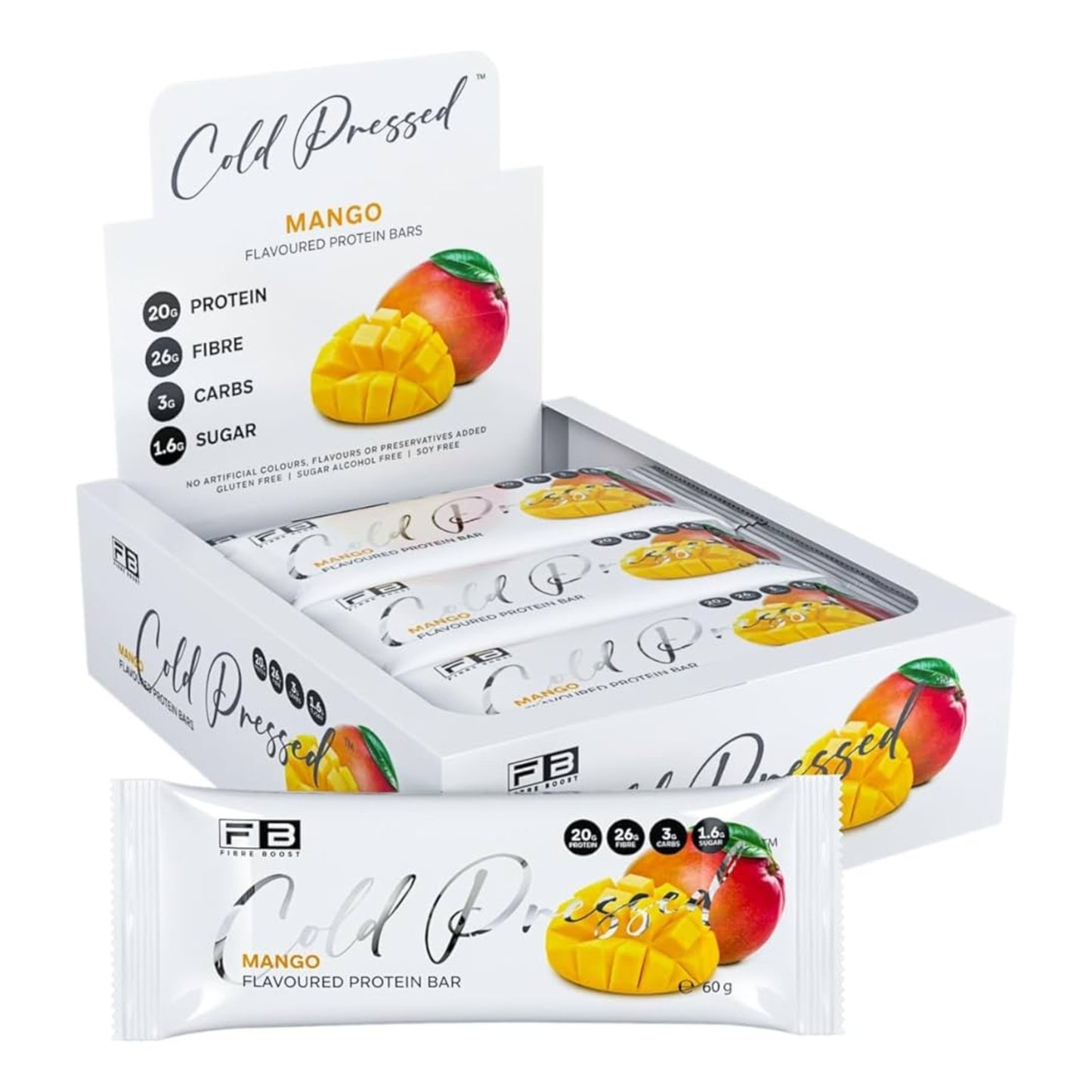 Fibre Boost Cold Pressed Protein Bars - Box of 12