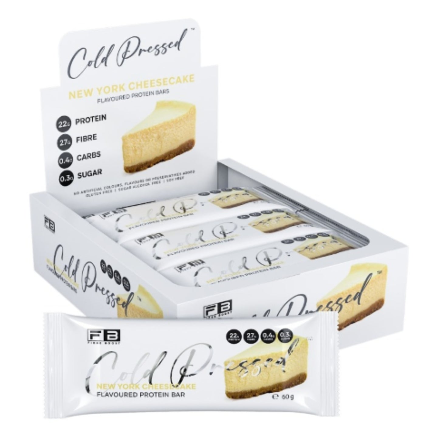 Fibre Boost Cold Pressed Protein Bars - Box of 12