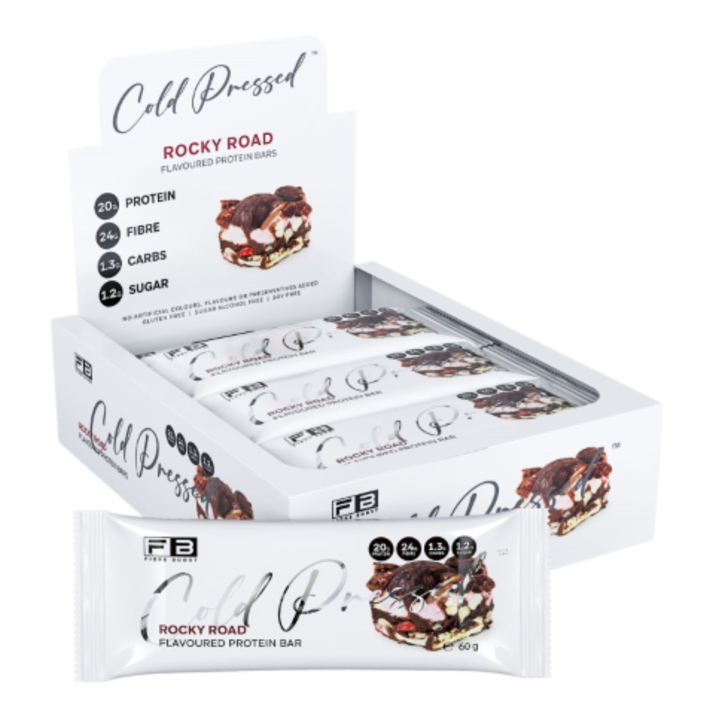 Fibre Boost Cold Pressed Protein Bars - Box of 12