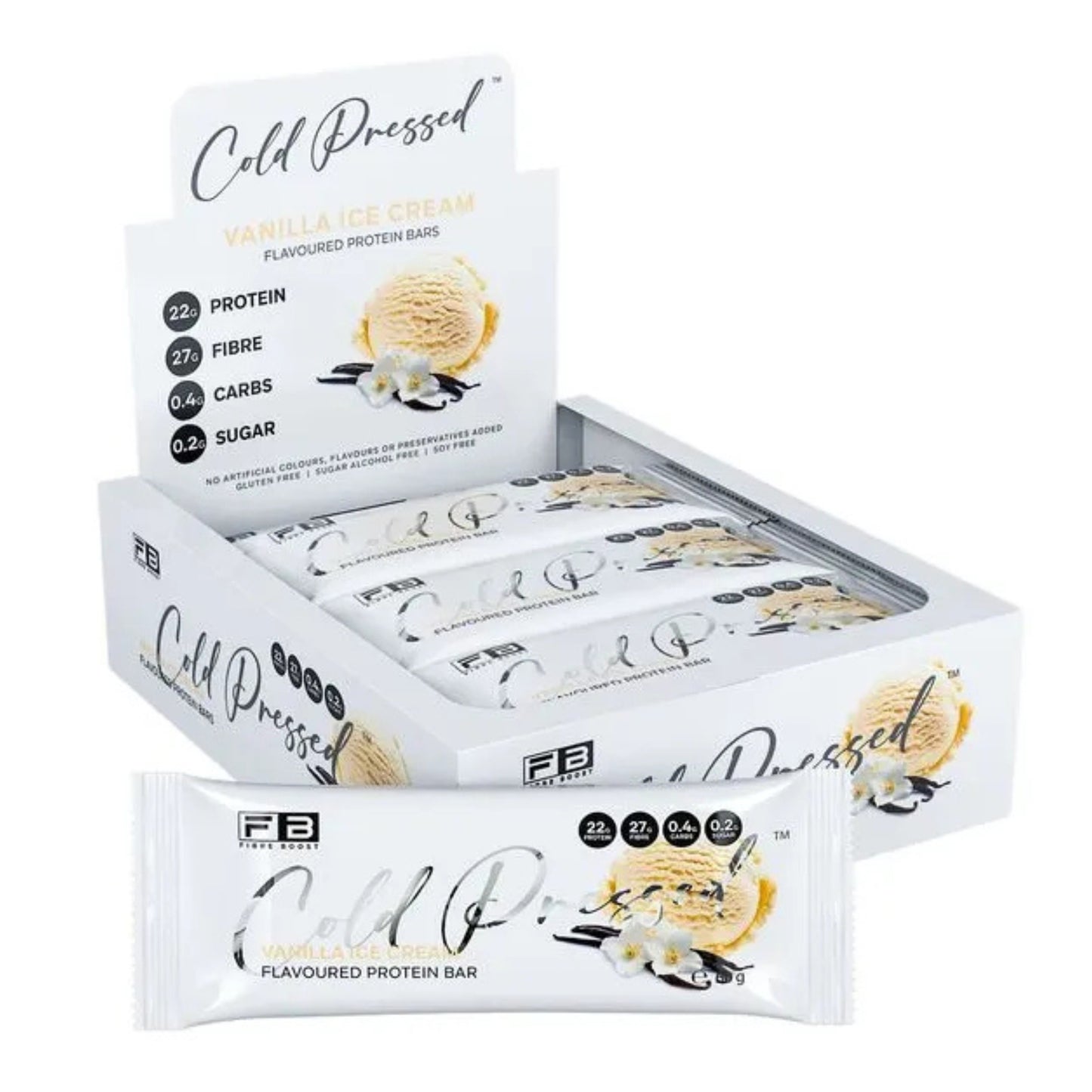 Fibre Boost Cold Pressed Protein Bars - Box of 12