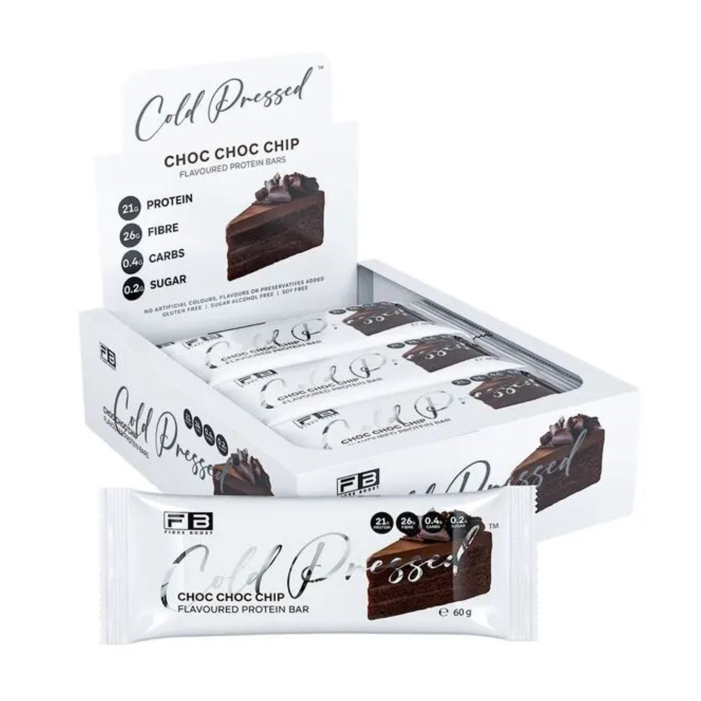 Fibre Boost Cold Pressed Protein Bars - Box of 12