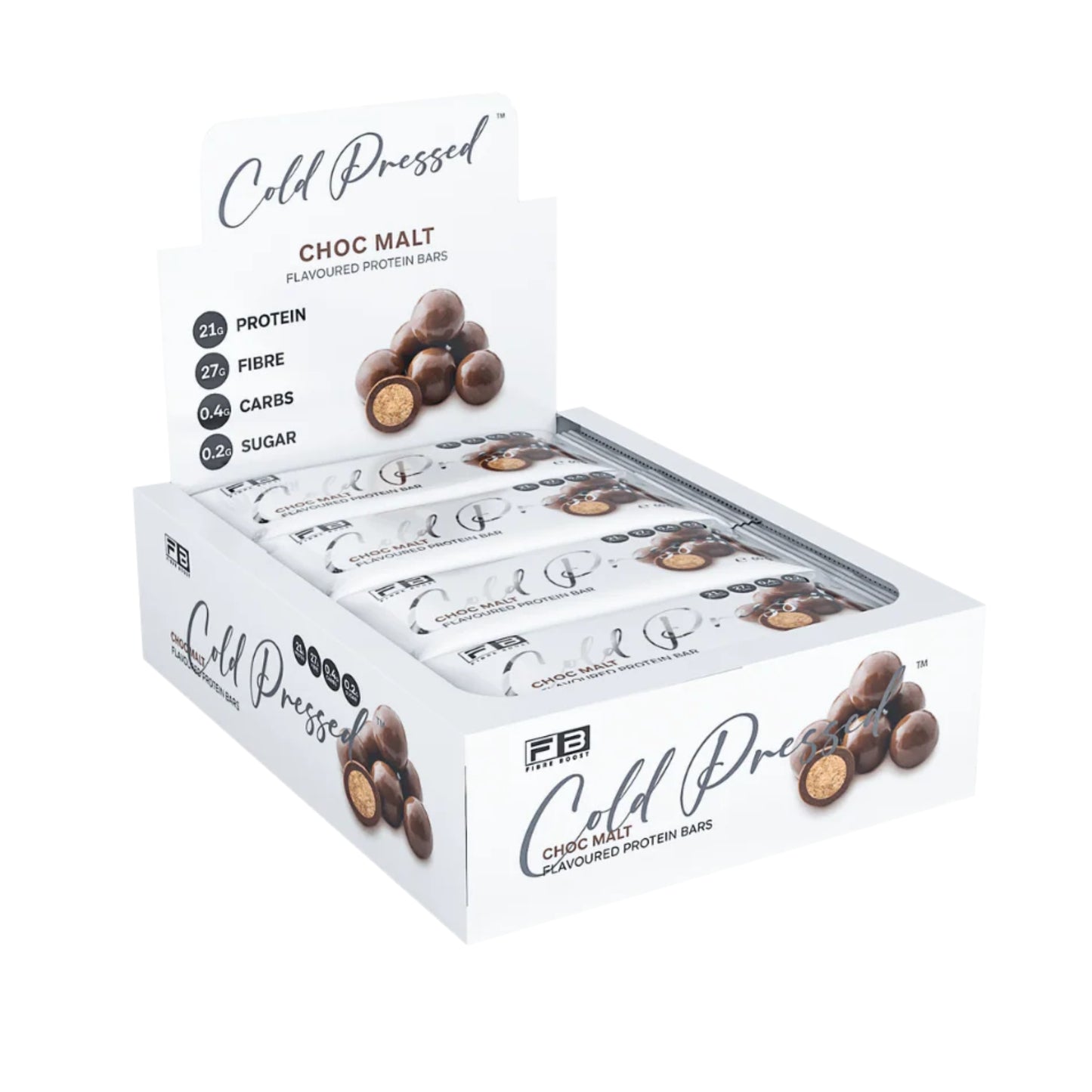 Fibre Boost Cold Pressed Protein Bars - Box of 12