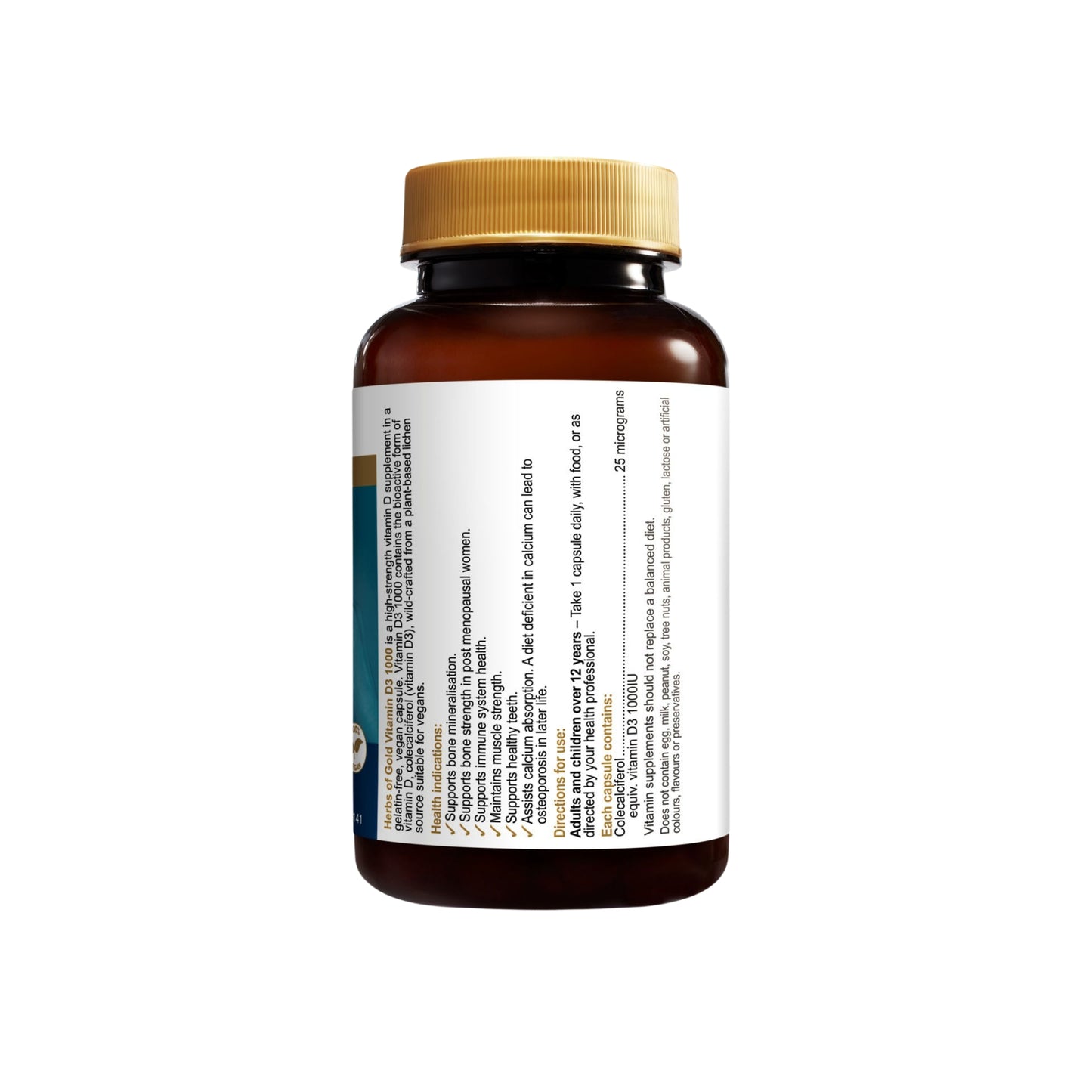 Herbs of Gold Vitamin D3 1000