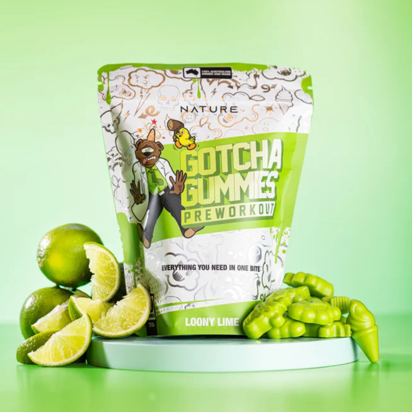 Nature Gains Gotcha Pre-Workout Gummies