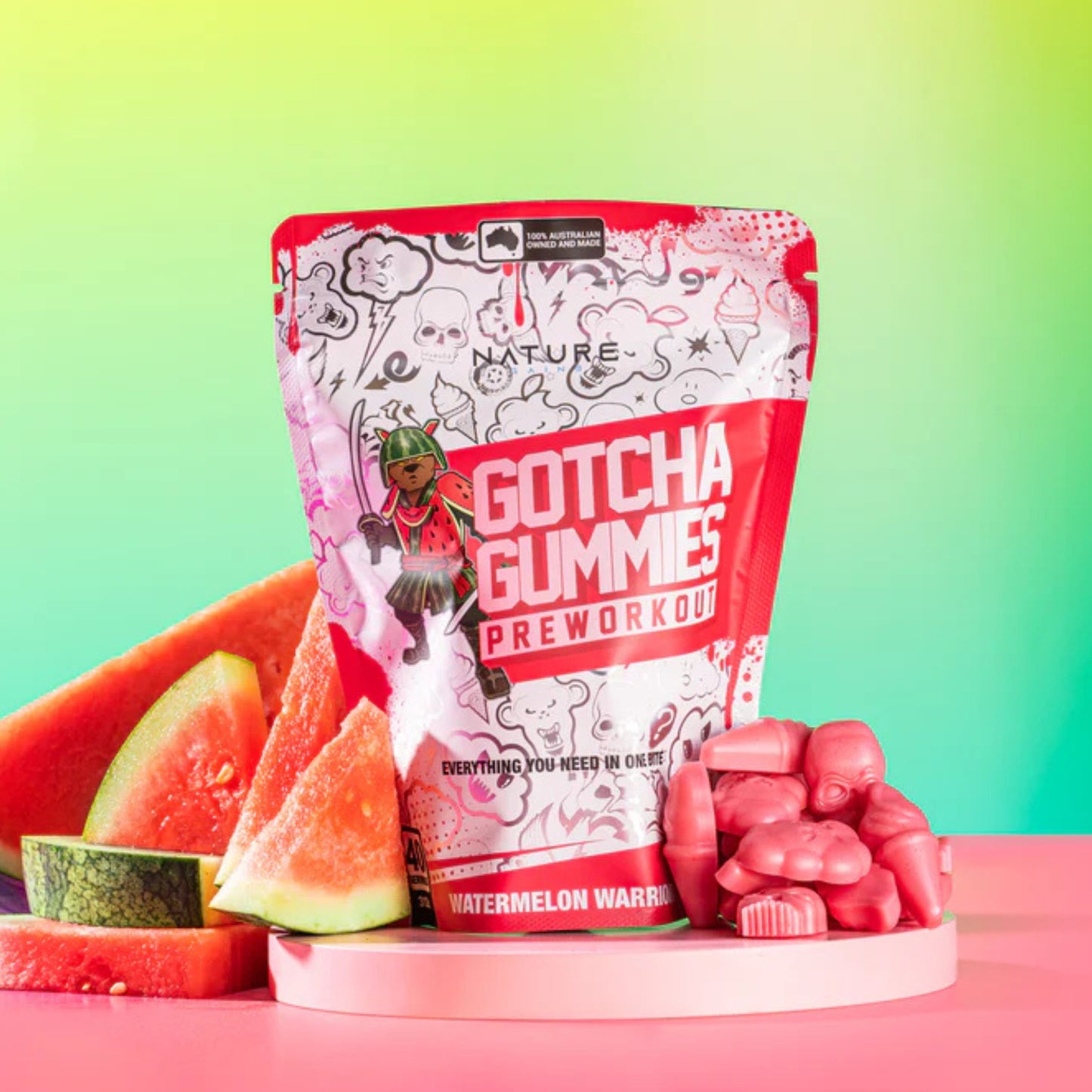 Nature Gains Gotcha Pre-Workout Gummies
