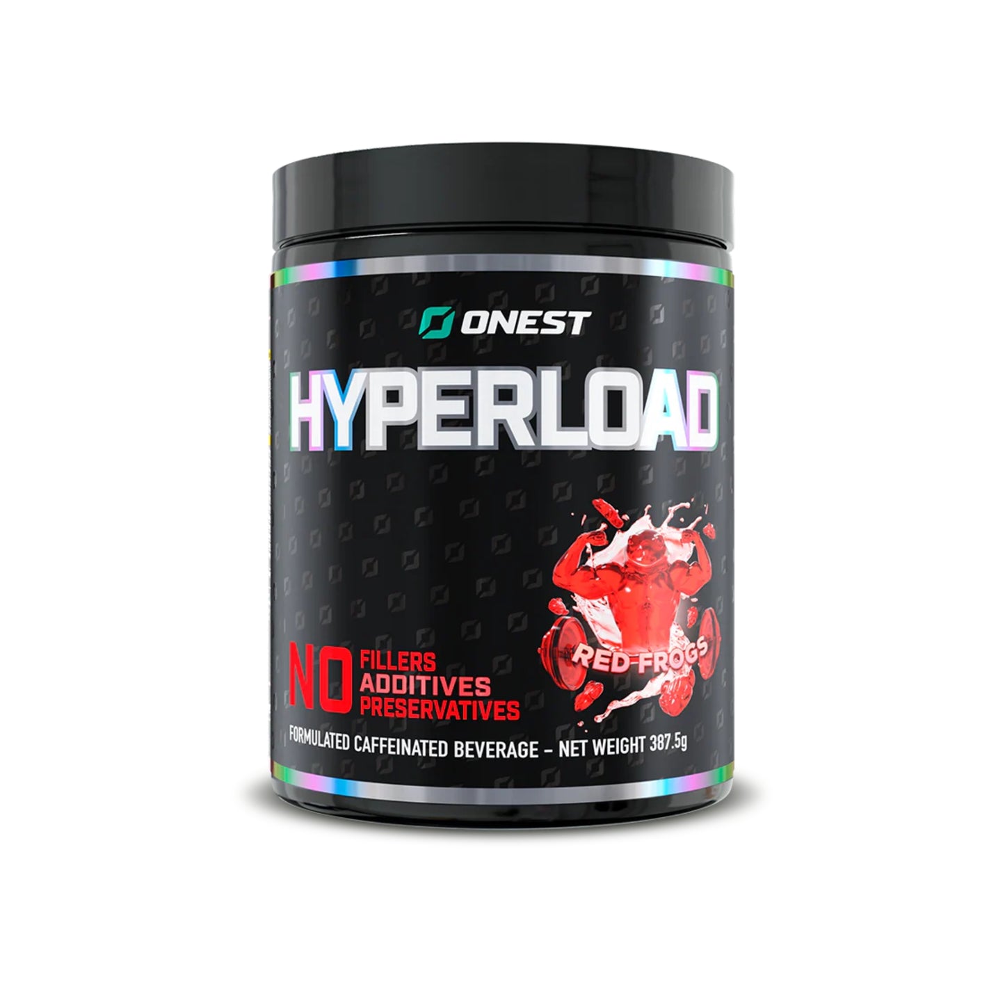 Onest Hyperload supplement container on a white background