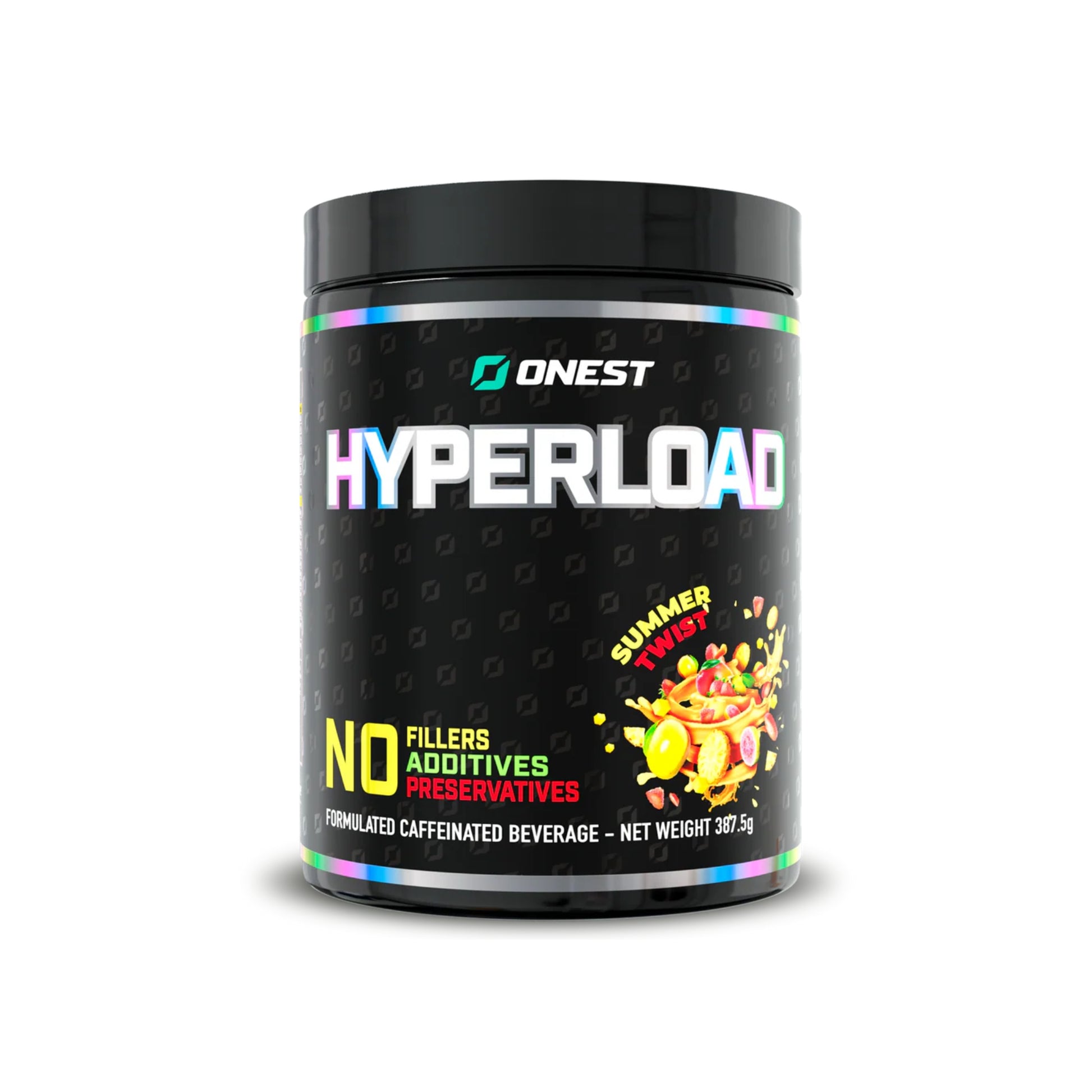 Onest Hyperload supplement container on a white background