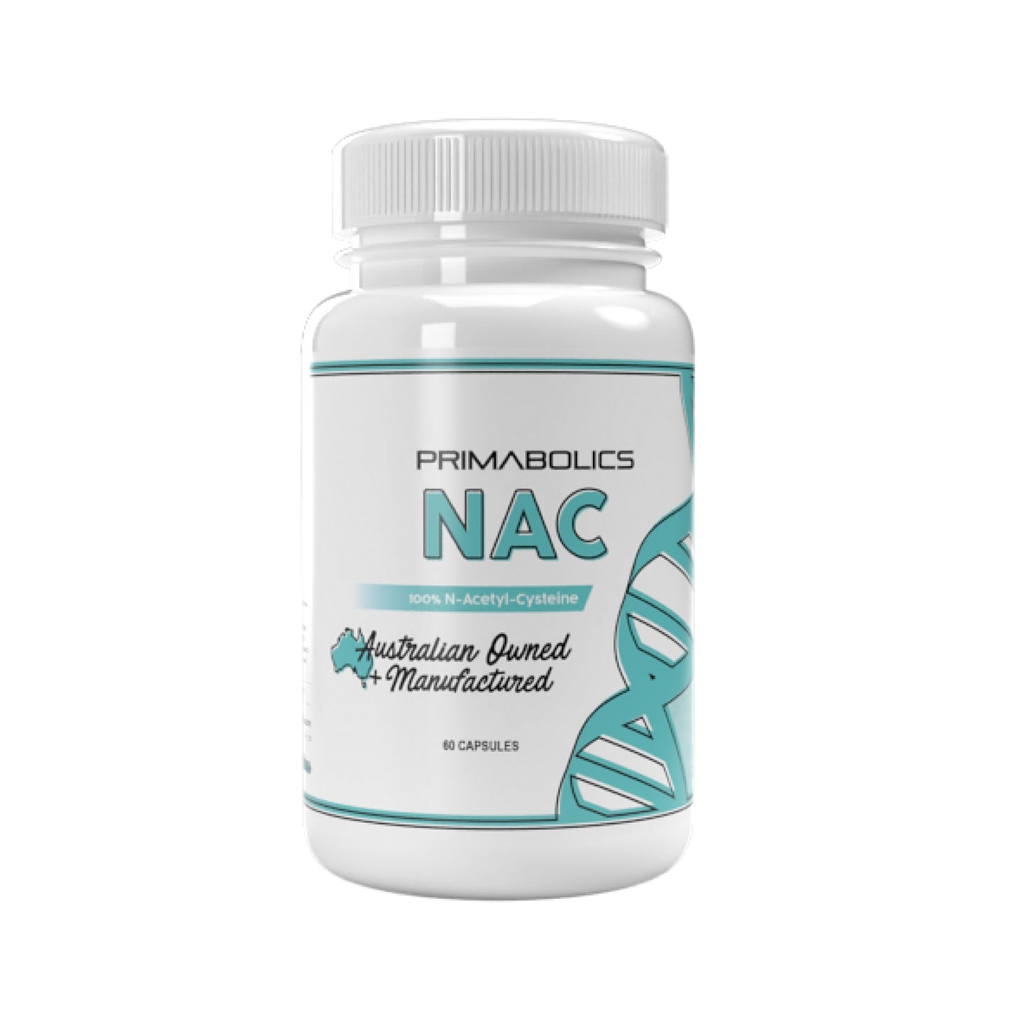 Bottle of Primabolics NAC on a white background