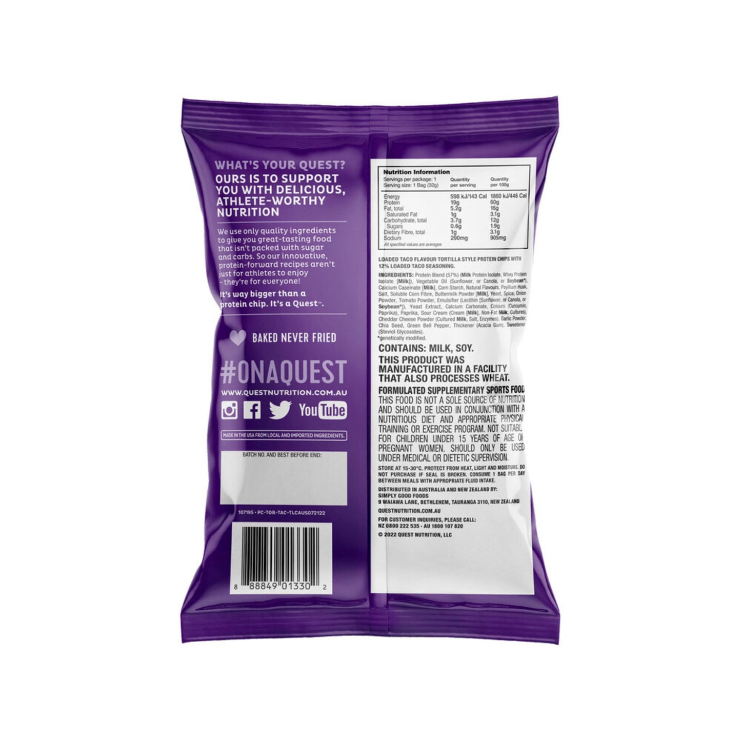 Quest Tortilla Style Protein Chips