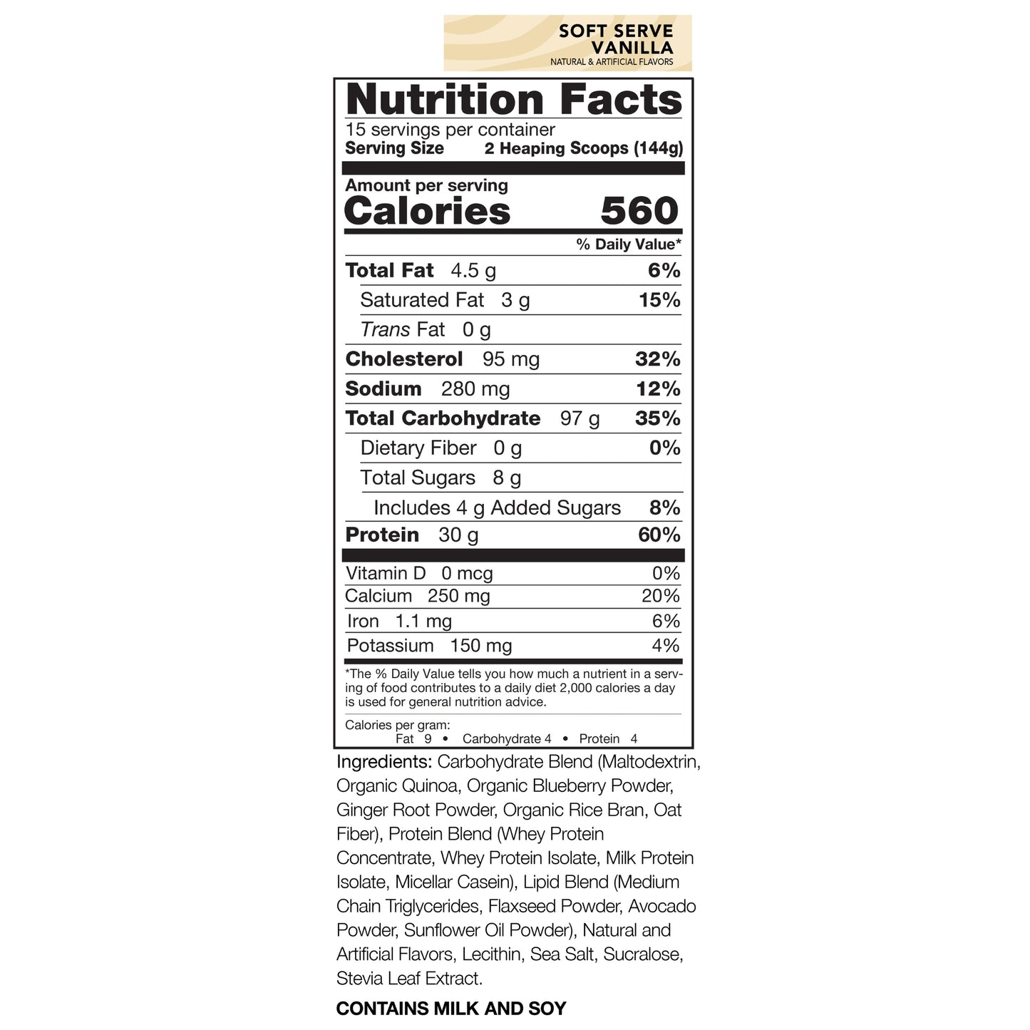 Rival Nutrition Clean Gainer
