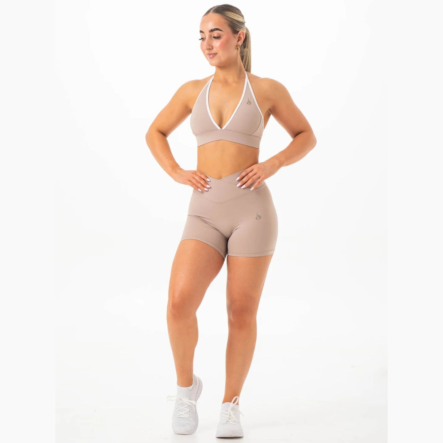 Ryderwear NKD Cross Waist Band Shorts - Almond