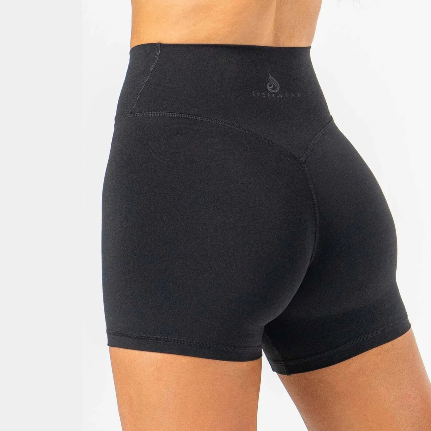 Ryderwear NKD Cross Waist Band Shorts - Black