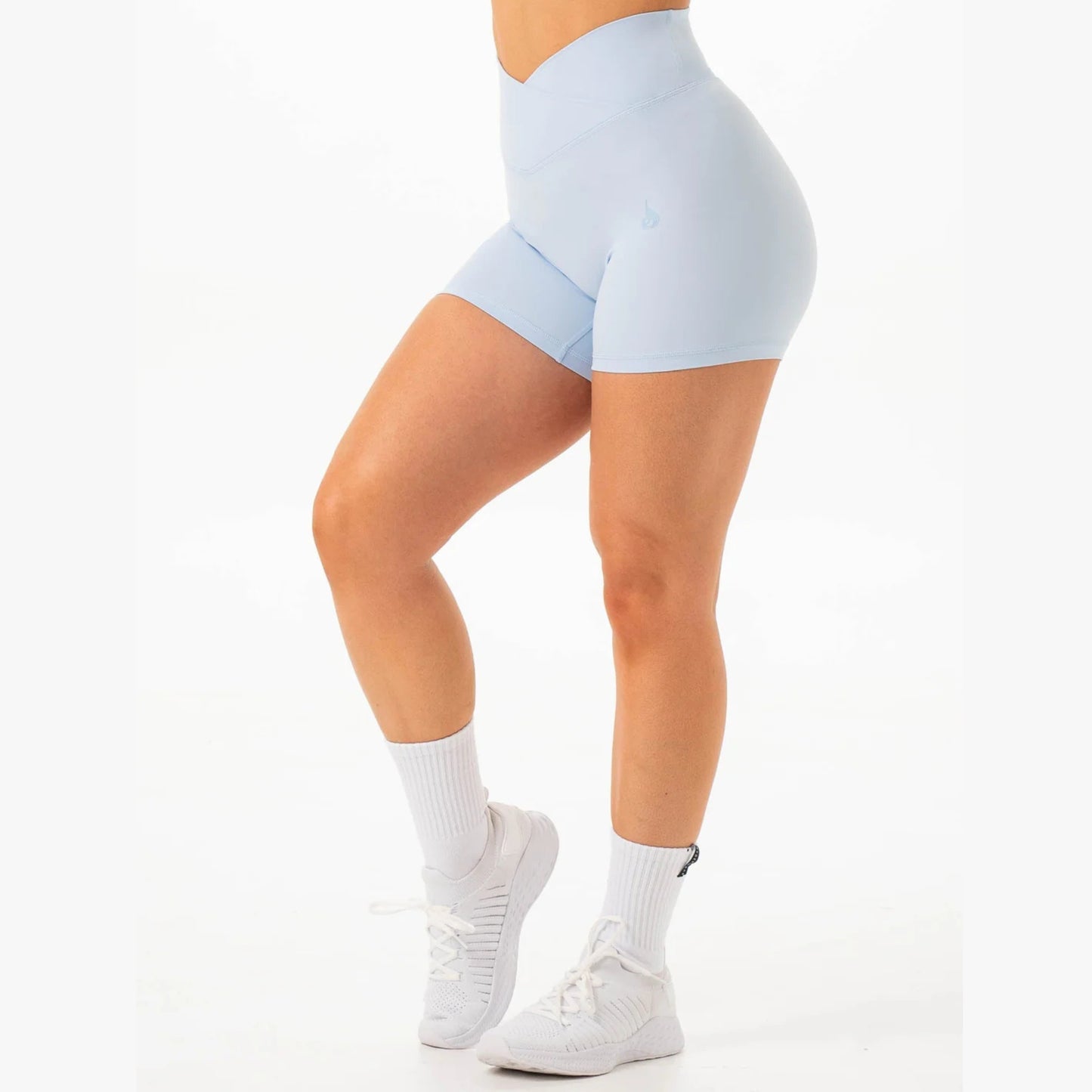 Ryderwear NKD Cross Waist Band Shorts - Sky Blue