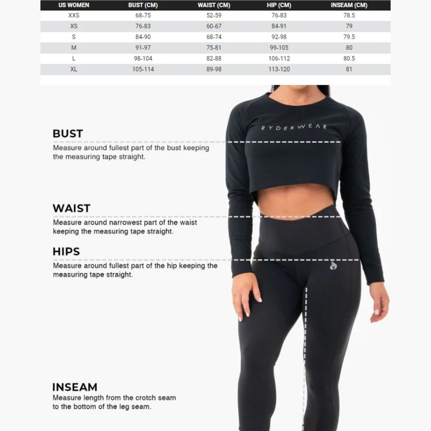 Ryderwear NKD Contrast Halter Bra - Black