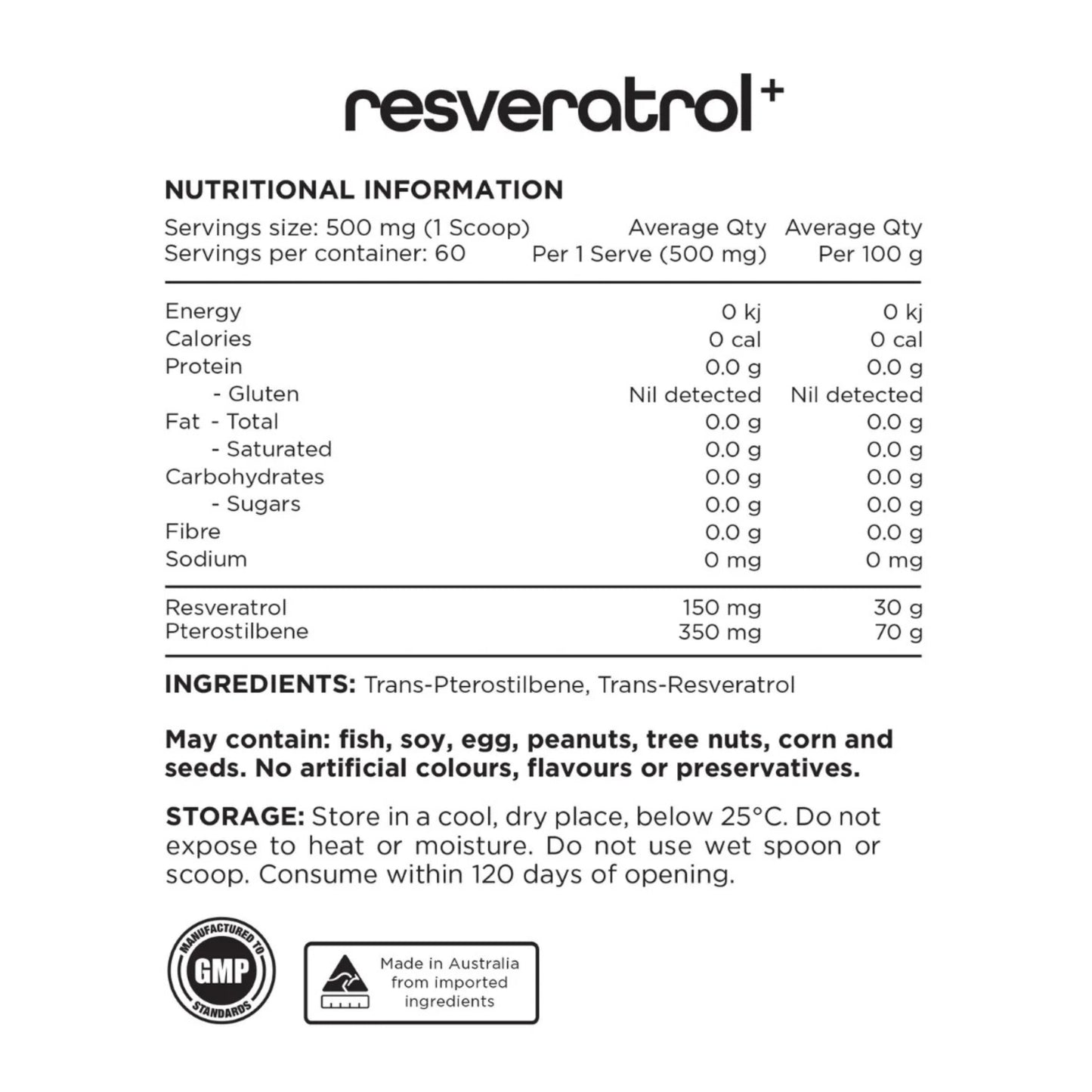 Switch Nutrition Resveratrol Plus