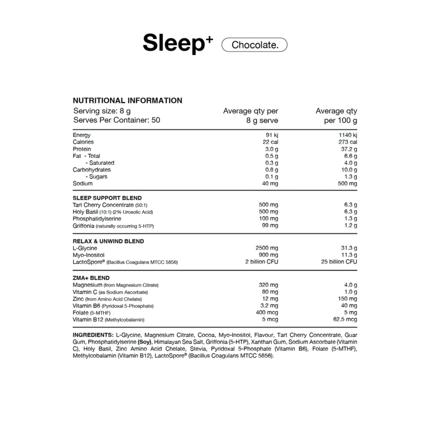 Switch Nutrition Sleep+