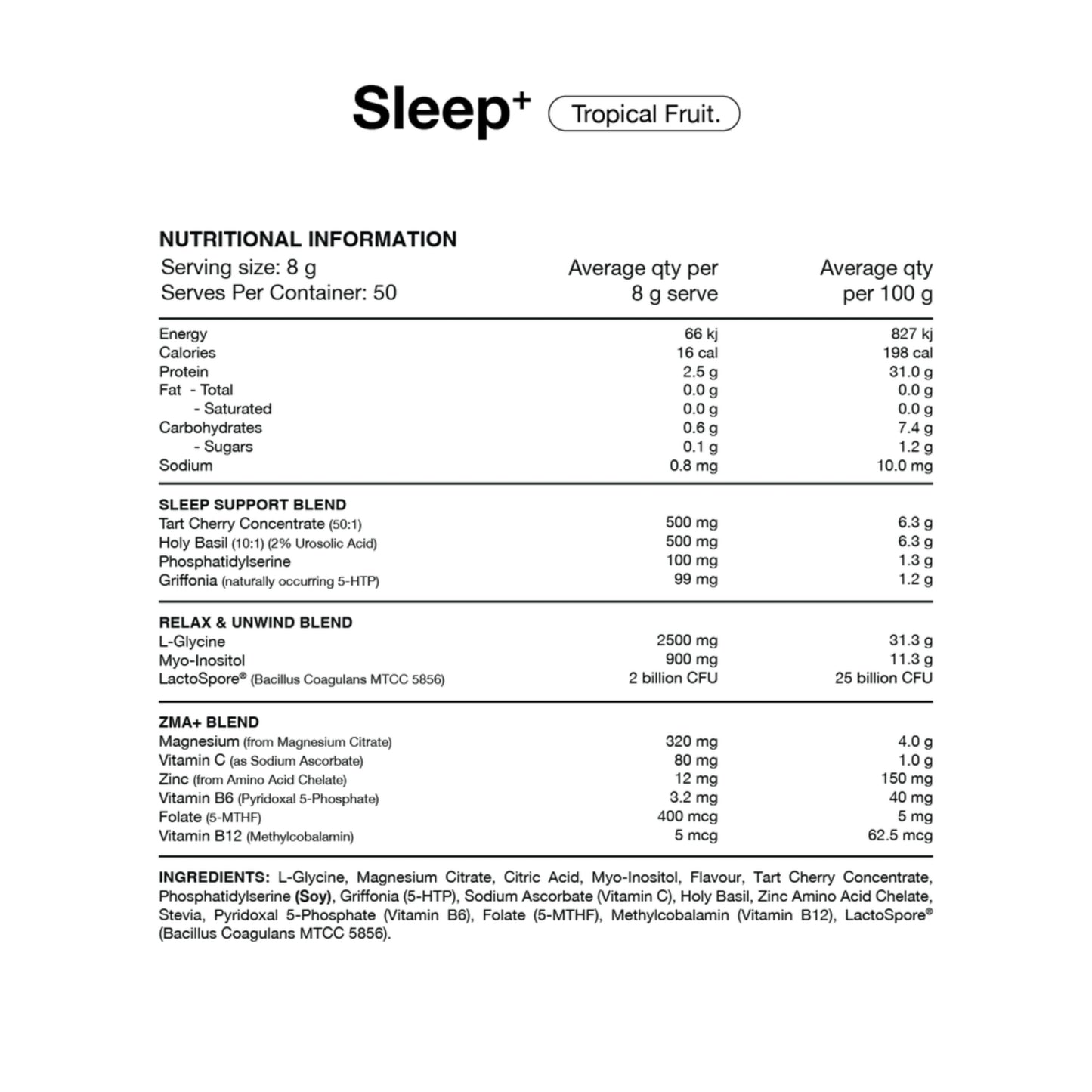 Switch Nutrition Sleep+