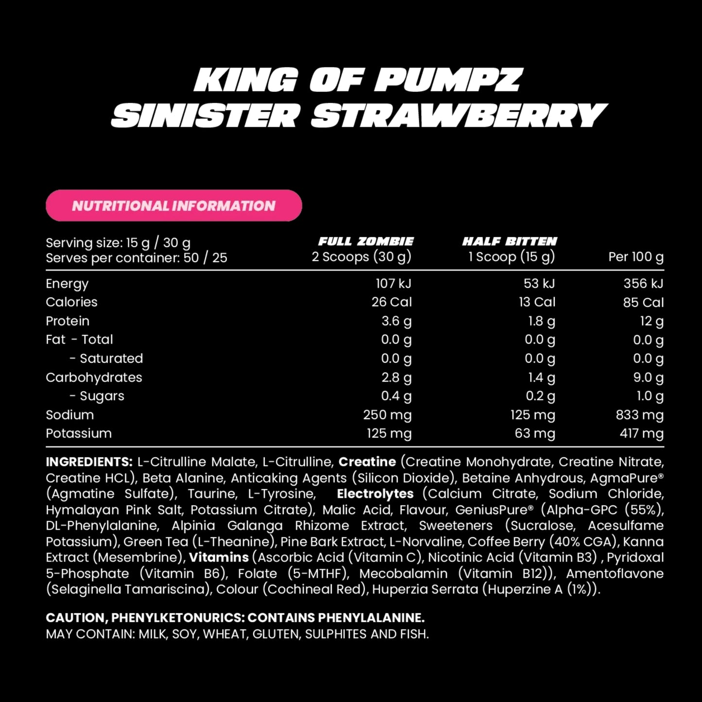 Zombie Labs King of Pumpz